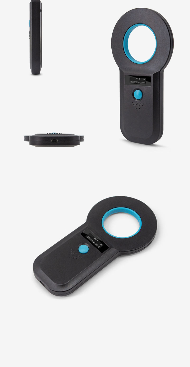 Bærbar Animal RFID Ear Tag Reader 9