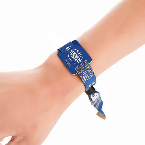 RFID-armbånd, radiofrekvens-induktionsarmbånd, koncert-induktions-identifikationsarmbånd Polyester Smart Jacquard Armbånd 2