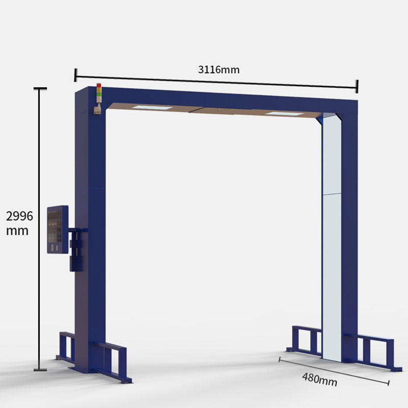 UHF RFID kanal dør portal ramme <a href=https://rfid-life.com/RFID-Store-Management-Equipments.html target='_blank'>Store</a> lageraktiver inventar vare ind- og udgang poststyring anti-tyveri maskine 2
