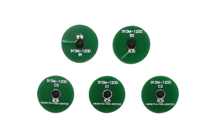 12mm højtemperaturbestandigt UHF-mærke PCB-materiale RFID tagprotokol ISO/IEC18000-6