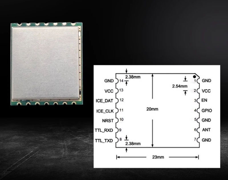 UHF RFID-læsermodul Bluetooth WiFi radiofrekvens elektronisk tag læser TTL radiofrekvensidentifikationsmodul 5